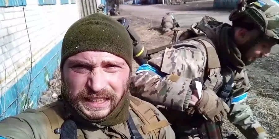 Video with members of the Russian Freedom Legion, allegedly filmed in the village of Tiotkino