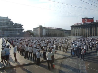 Public March in North Korea