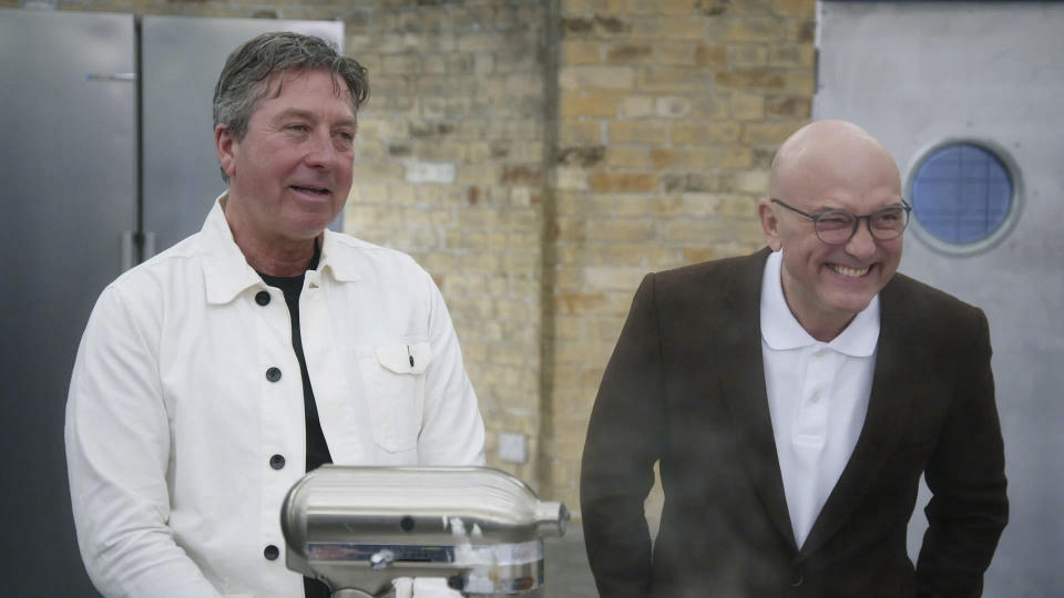 John Torode and Gregg Wallace judge Celebrity MasterChef