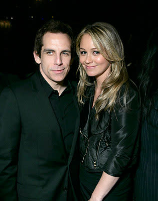 Ben Stiller and Christine Taylor at the Los Angeles premiere of DreamWorks Pictures' The Ruins