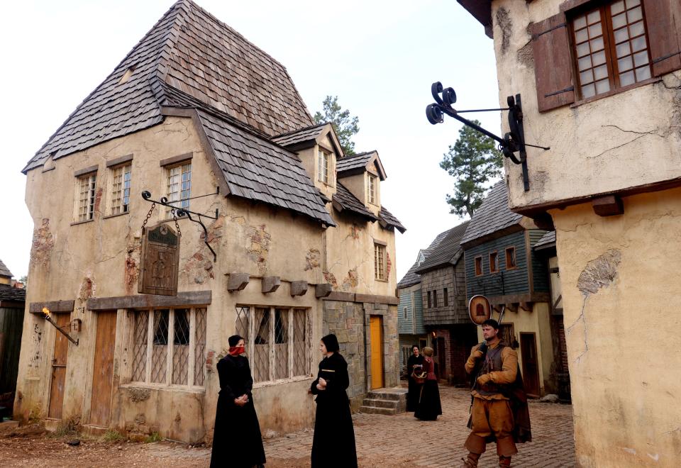 A full replica of 17th century Salem, Massachusetts during the time of the Salem witch trials. The town was constructed in Grand Cane in DeSoto Parish where most exterior and some interior scenes are shot. Other locations were built in the StageWorks of Louisiana studio in downtown Shreveport, including woods, a well, bedrooms and a tavern.