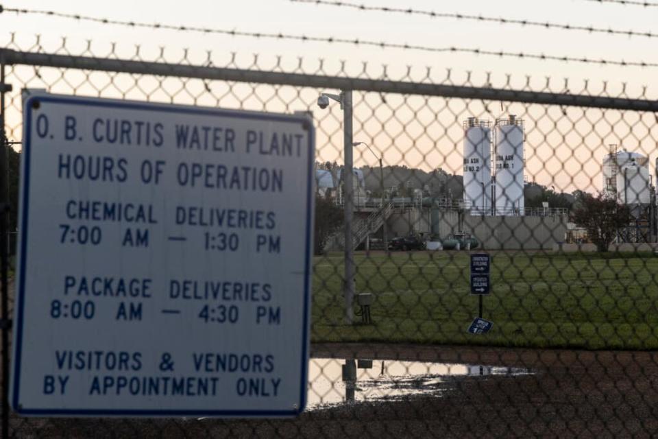 The O.B. Curtis Water Treatment Plant, shown on August 31, 2022, in Jackson, Mississippi. The state capital is currently struggling with access to safe drinking water after a disruption at a main water processing facility. (Photo: Brad Vest/Getty Images)