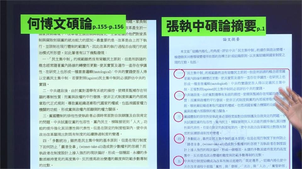 駁斥碩論抄襲指控　何博文反嗆洪孟楷政治攻擊