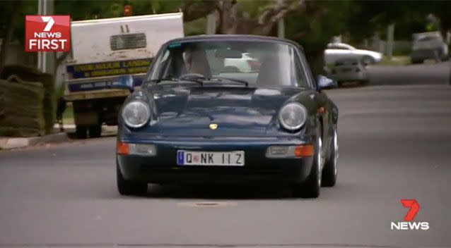 The included Porsche. Source: 7News