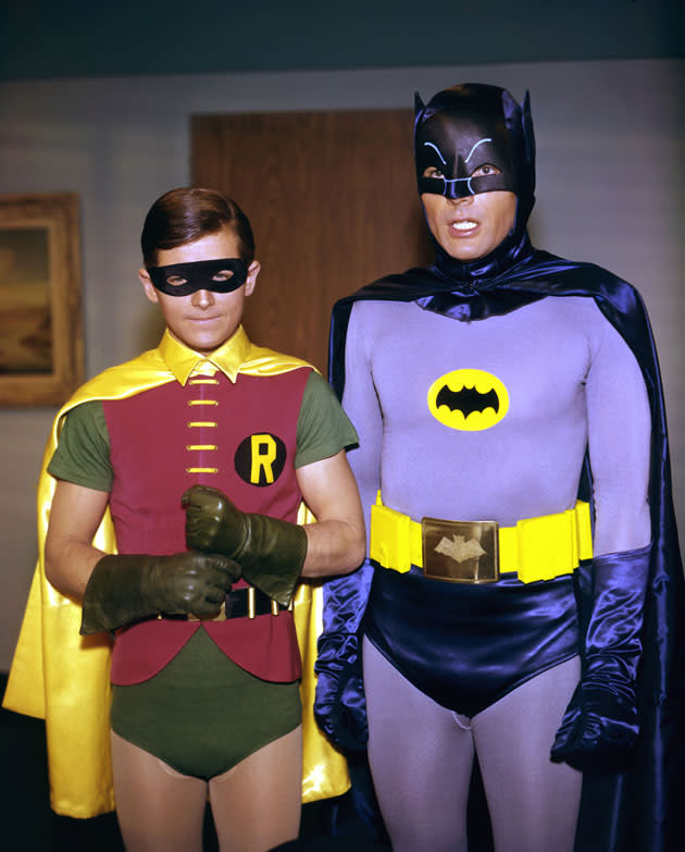 Adam West (r.) und Burt Ward in der 60er-Jahre-Serie "Batman"