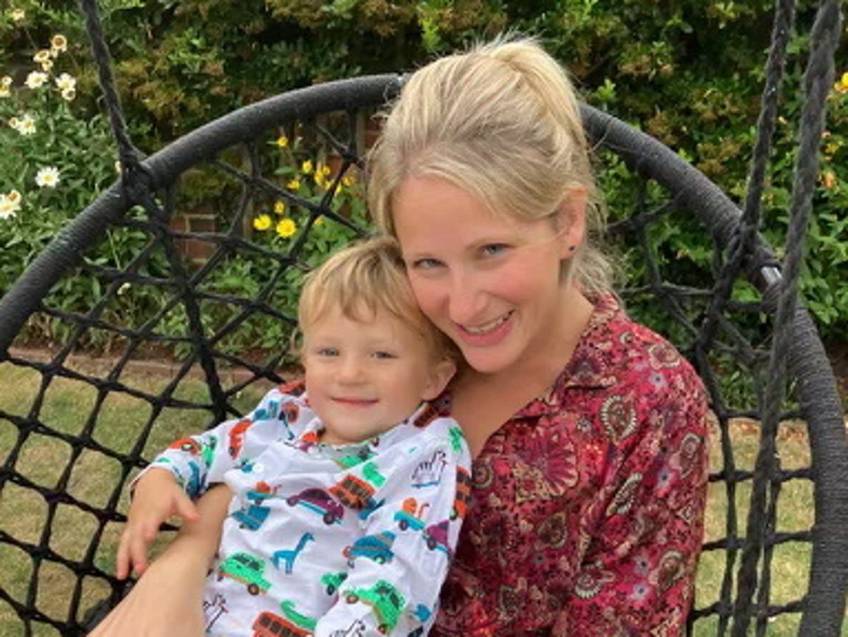 The 37 year old visited her GP after finding a lump but was told there was ‘nothing to worry about’ (Katie Pritchard / SWNS)