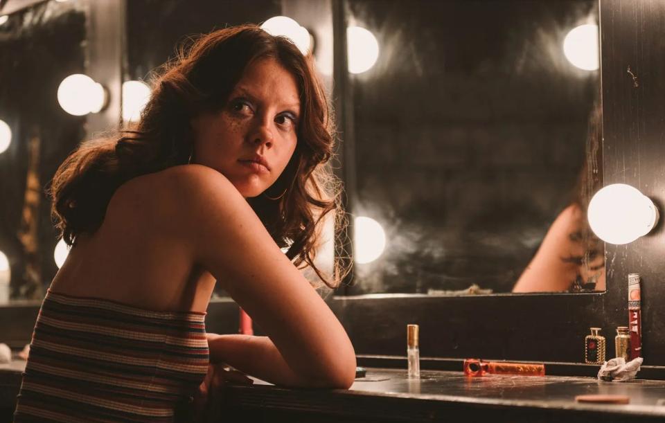 Mia Goth as Maxine Minx in "X."