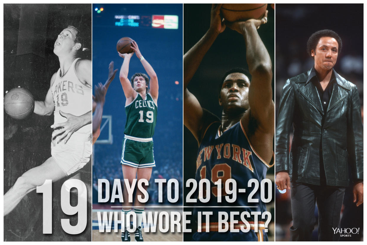 Which NBA player wore No. 19 best?