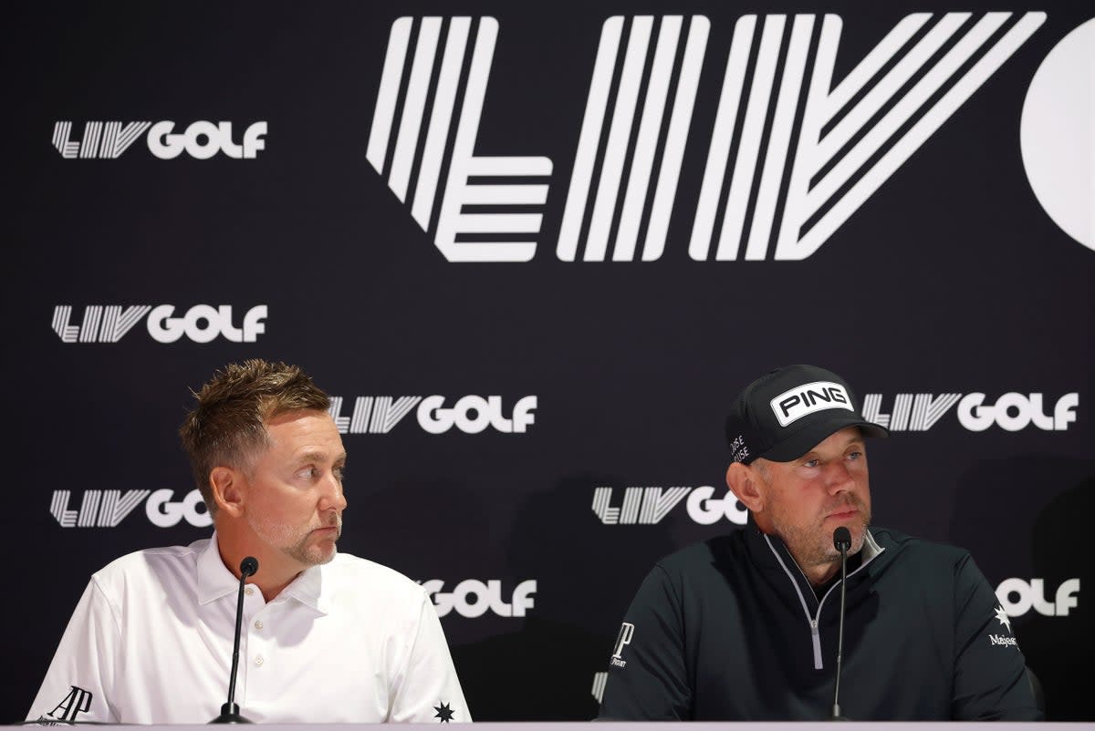Ian Poulter and Lee Westwood are among the LIV Golf players appealing a DP World Tour ruling  (Getty Images)