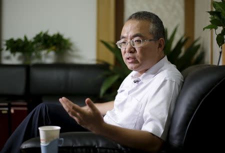 Yao Yudong, head of Research Institute of Finance and Banking of the Peopleâ€™s Bank of China (PBOC), speaks during an interview in Beijing, August 27, 2015. REUTERS/Jason Lee