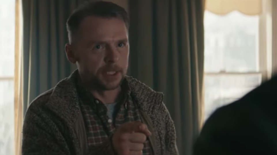 Simon Pegg in The Boys.