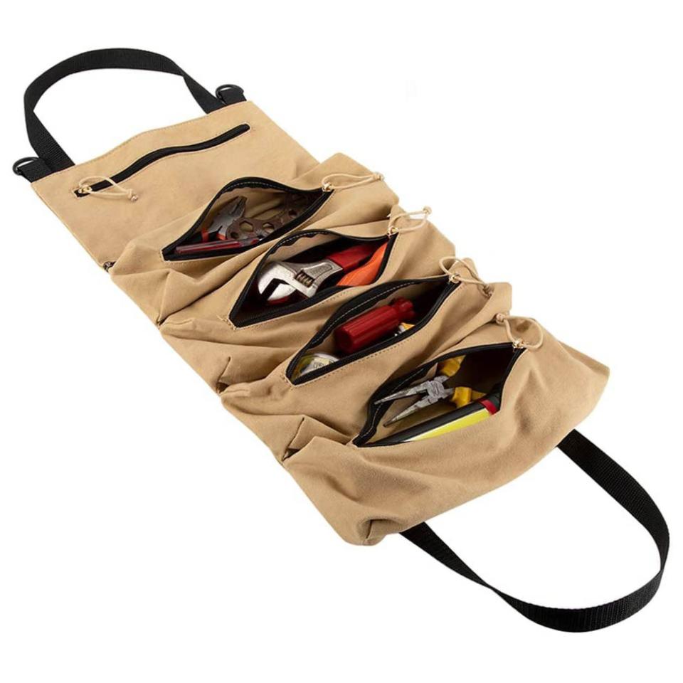 9) HRX Package Canvas Roll-Up Tool Bag