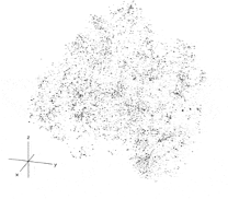 <div class="inline-image__caption"><p>Each dot is one of the top ten thousand spoken words in English arranged as a galaxy of relationships.</p></div> <div class="inline-image__credit">Courtesy Grand Central Publishing</div>