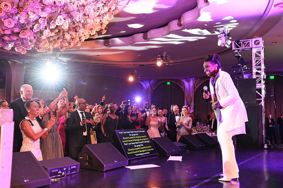 Gladys Knight performs at the Elizabeth Taylor Ball to End AIDS at The Beverly Hills Hotel on September 21, 2023 in Beverly Hills, California.