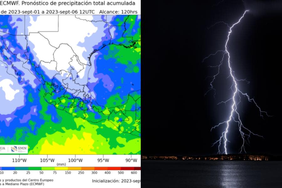 Anuncian monzón mexicano que traerá lluvias con descargas eléctricas a Baja California