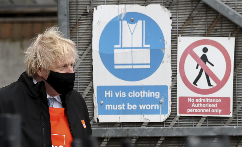 Boris Johnson (AP Photo/Scott Heppell, pool)