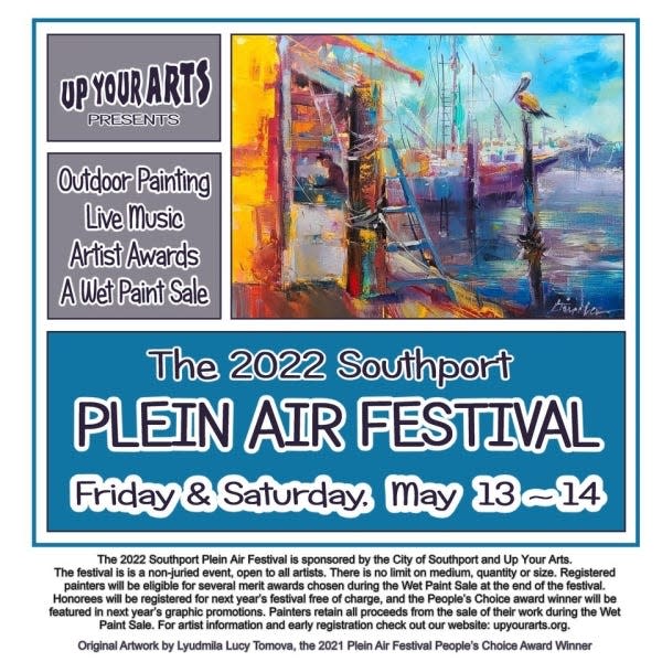 Up Your Arts presents the 2022 Southport Plein Air Festival May 13-14.