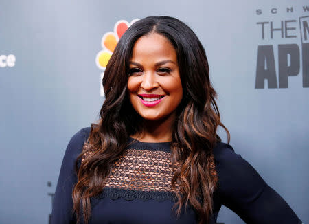 Cast member Laila Ali poses after a panel for "The New Celebrity Apprentice" in Universal City, California, December 9, 2016. REUTERS/Danny Moloshok