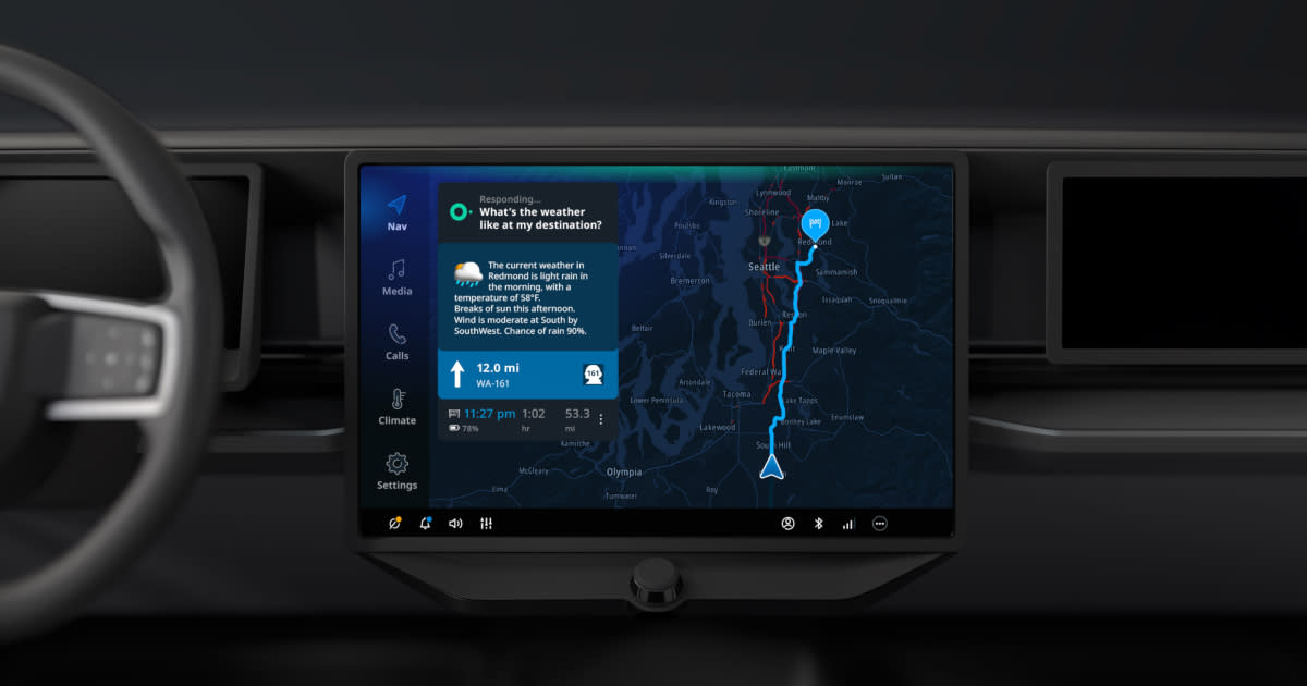  TomTom and Microsoft are building a virtual assistant for cars. 