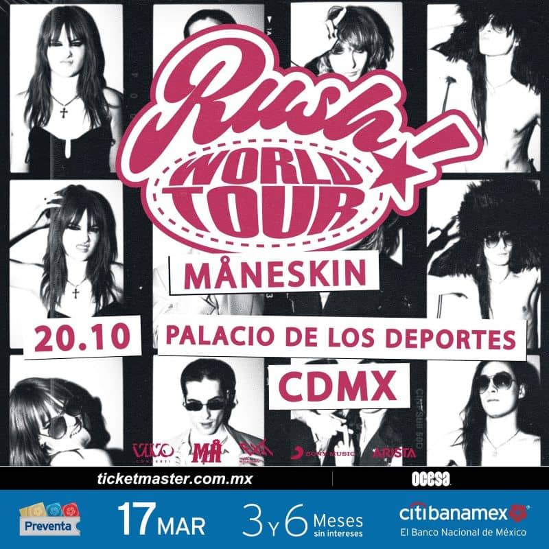 conciertos 2023 maneskin