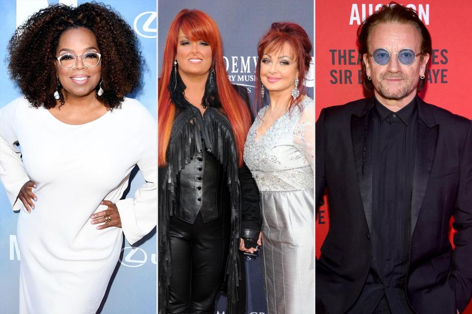 Oprah; The Judds; Bono