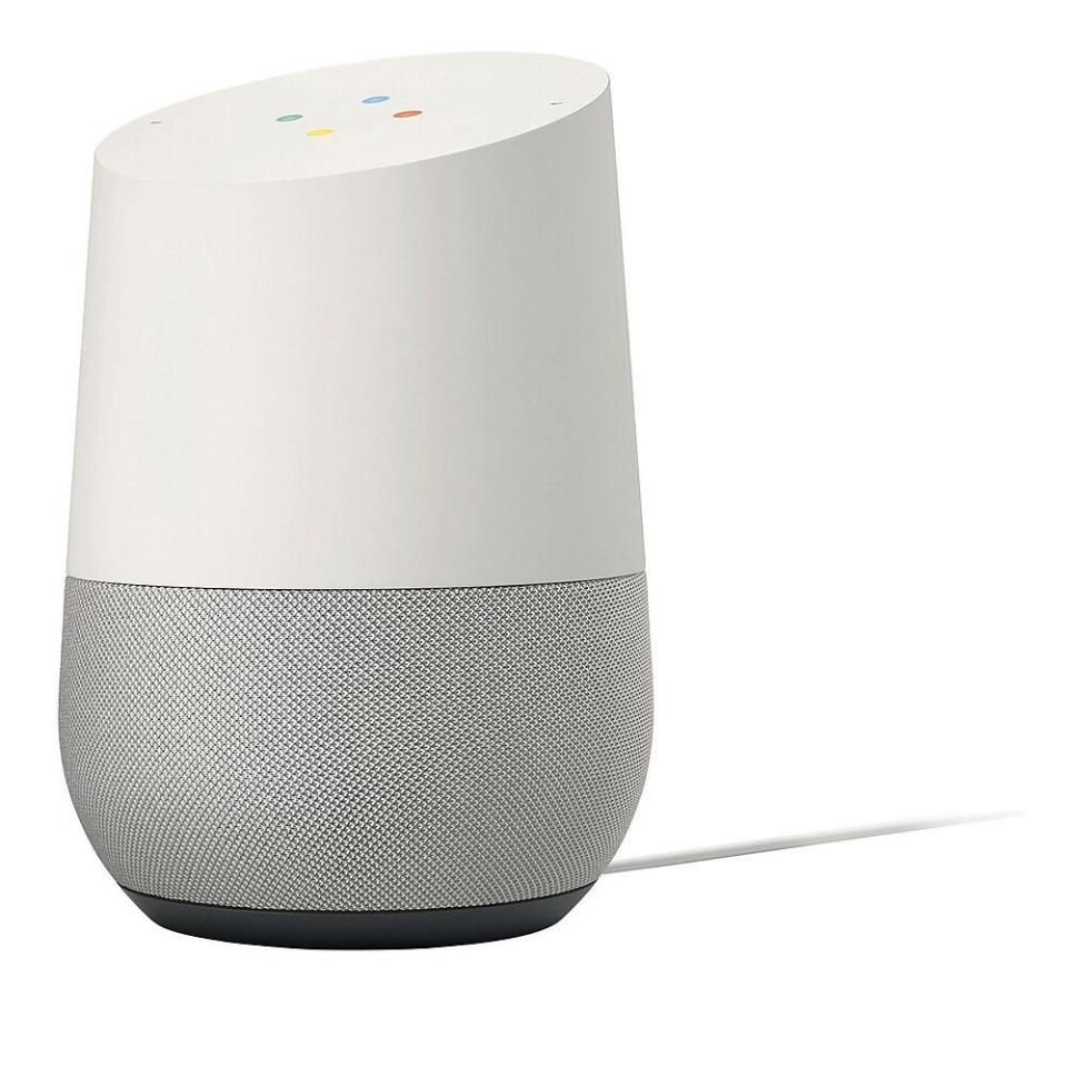 Google Home. Image via Staples.