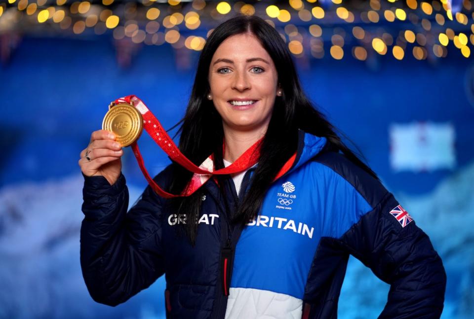 Eve Muirhead guided Team GB to gold in Beijing (PA)