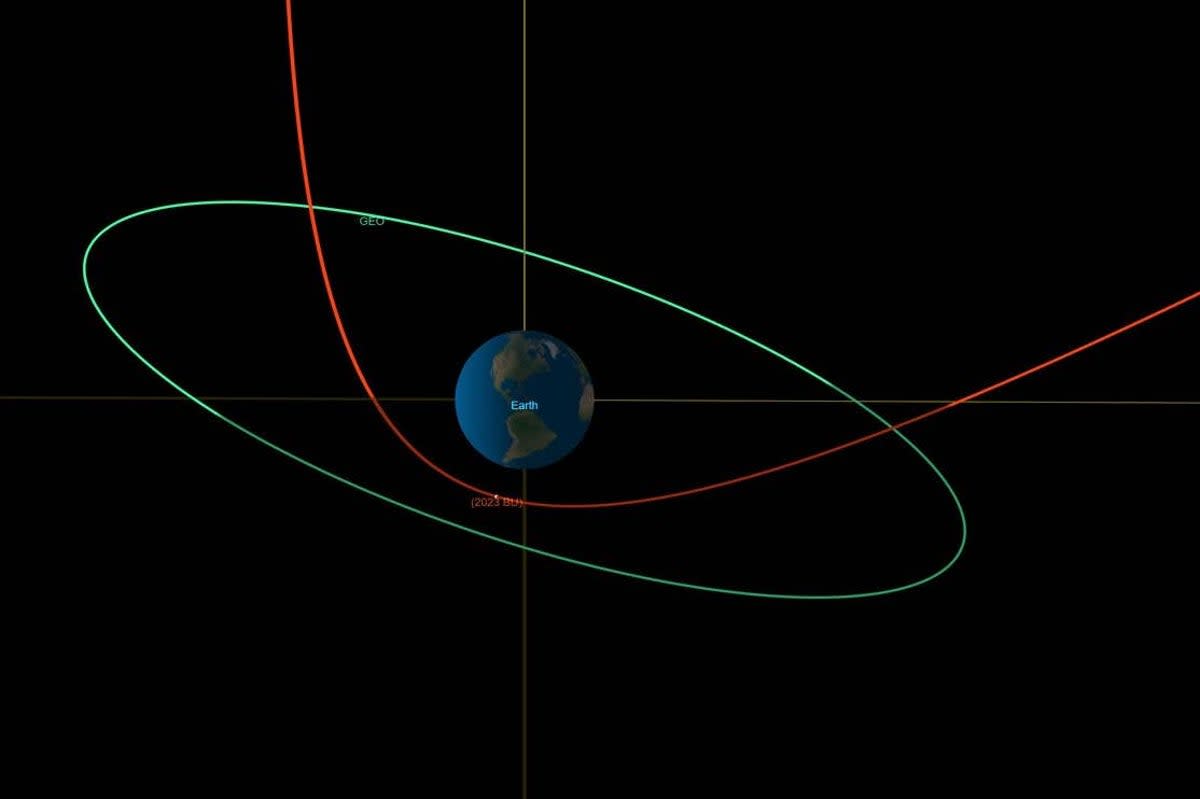 An asteroid could hit Earth on Valentine’s Day 2046  (Nasa/JPL-Caltech / PA)