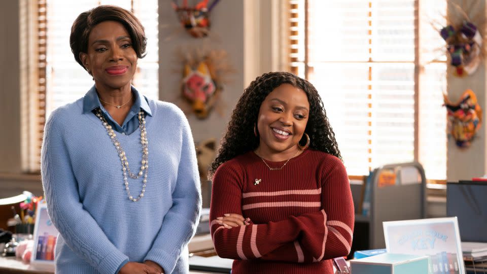 Sheryl Lee Ralph, Quinta Brunson in "Abbott Elementary." - Gilles Mingasson/Disney