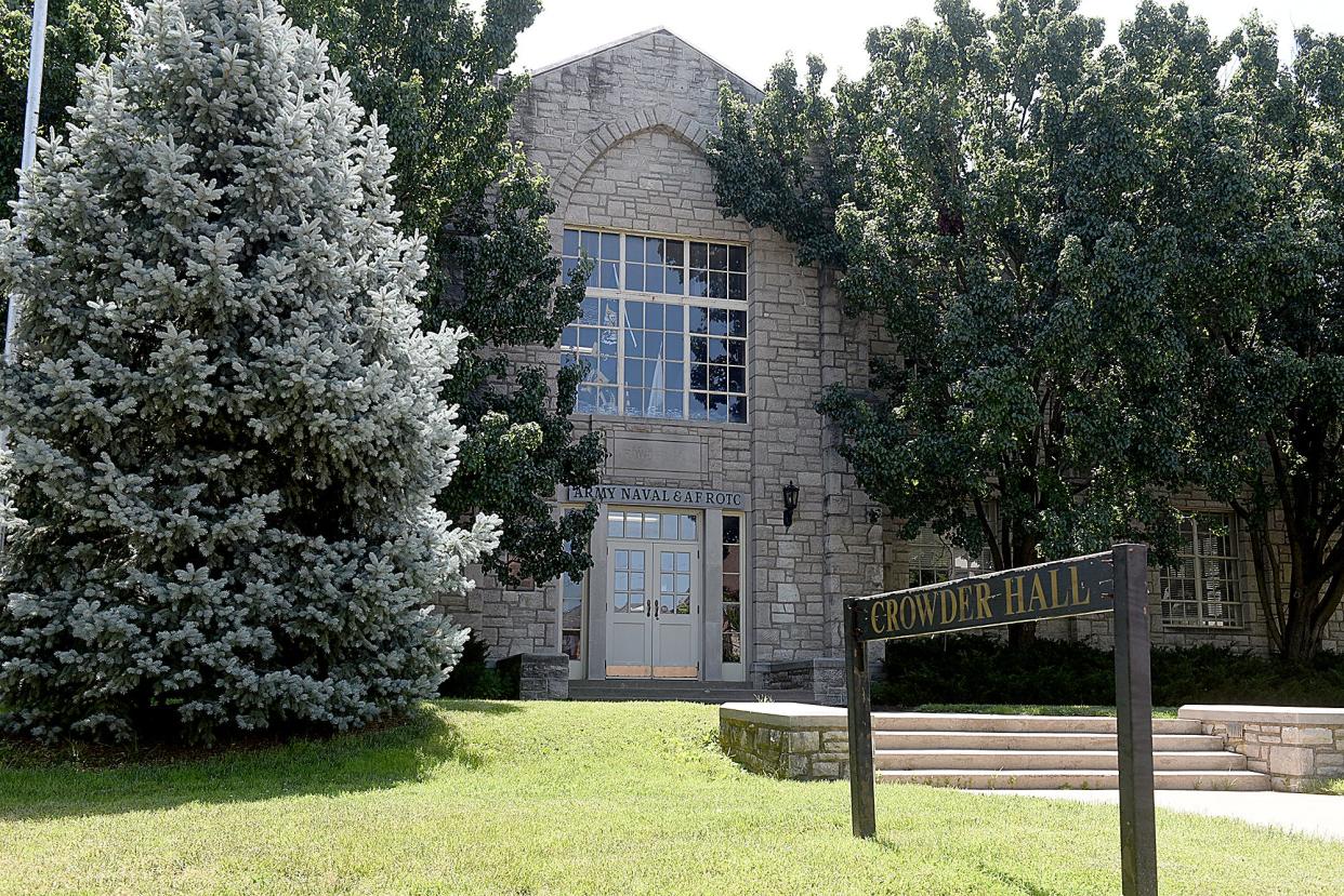 A general view of Crowder Hall, named after Enoch Crowder, former professor of military science at the University of Missouri.