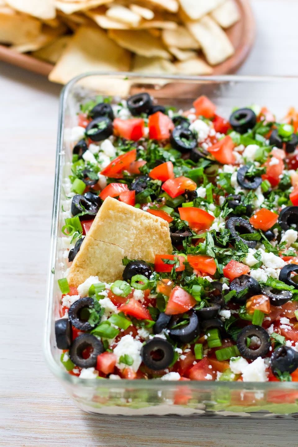 healthy super bowl recipes 7 layer dip