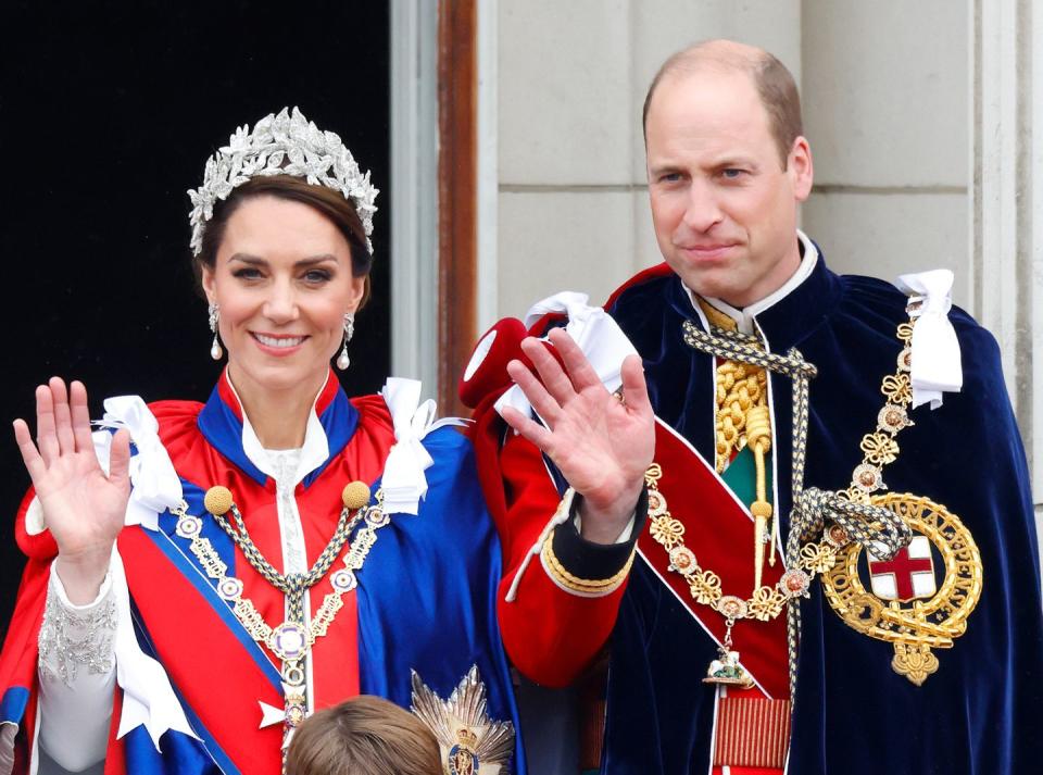 their majesties king charles iii and queen camilla coronation day