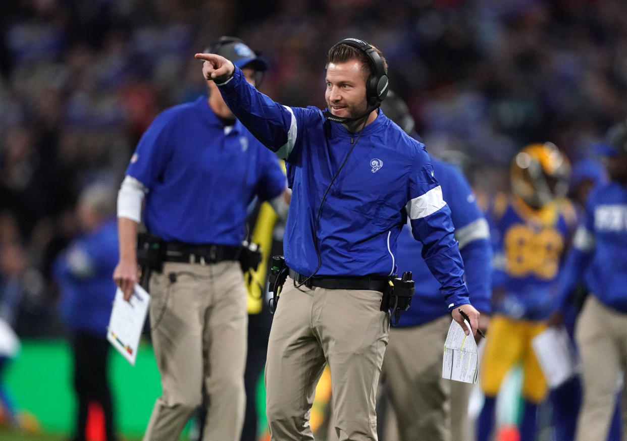 Sean McVay is the kind of top-flight head coach Matthew Stafford hasn't had for an extended period of time. (Kirby Lee-USA TODAY Sports)