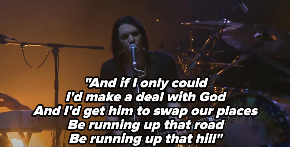 Placebo performs "Running Up That Hill" live