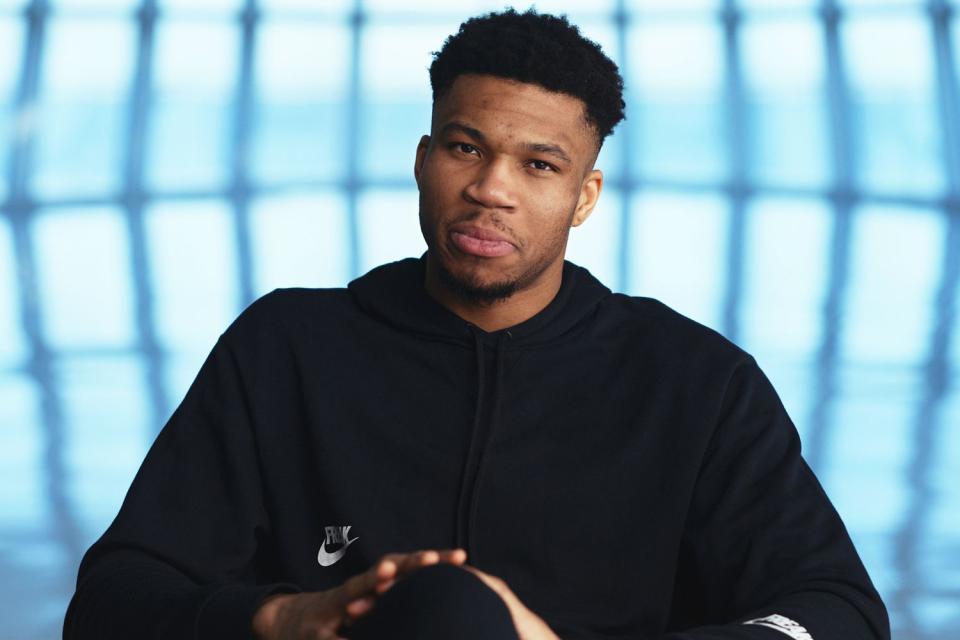 <p>Courtesy of Prime Video</p> Giannis Antetokounmpo 