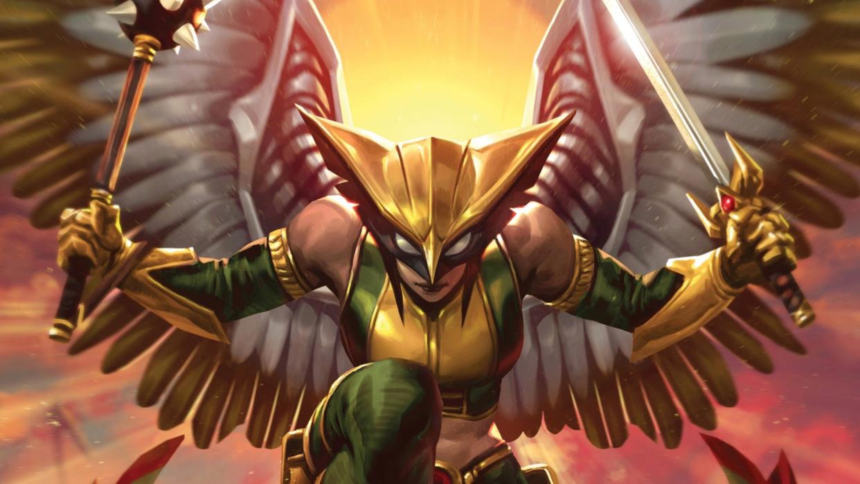  Kendra Saunders as Hawkgirl 