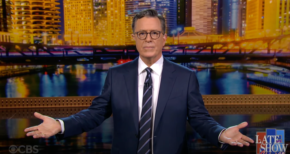 Stephen Colbert roasted Trump over an unhinged Truth Social post about Walz (CBS, The Late Show)