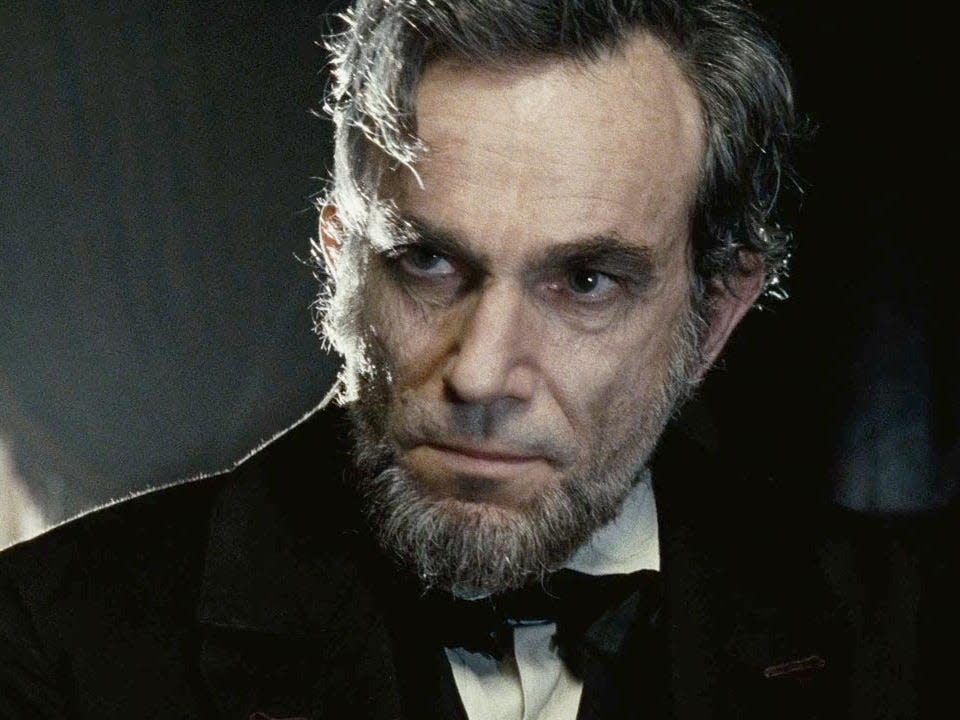 daniel day lewis as abraham lincoln in lincoln