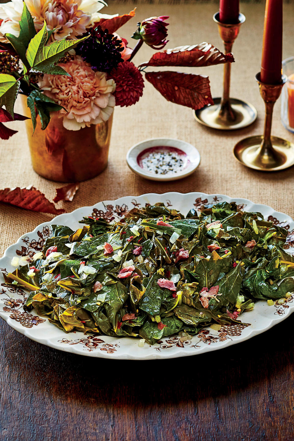 Slow-Cooker Collard Greens with Ham Hocks