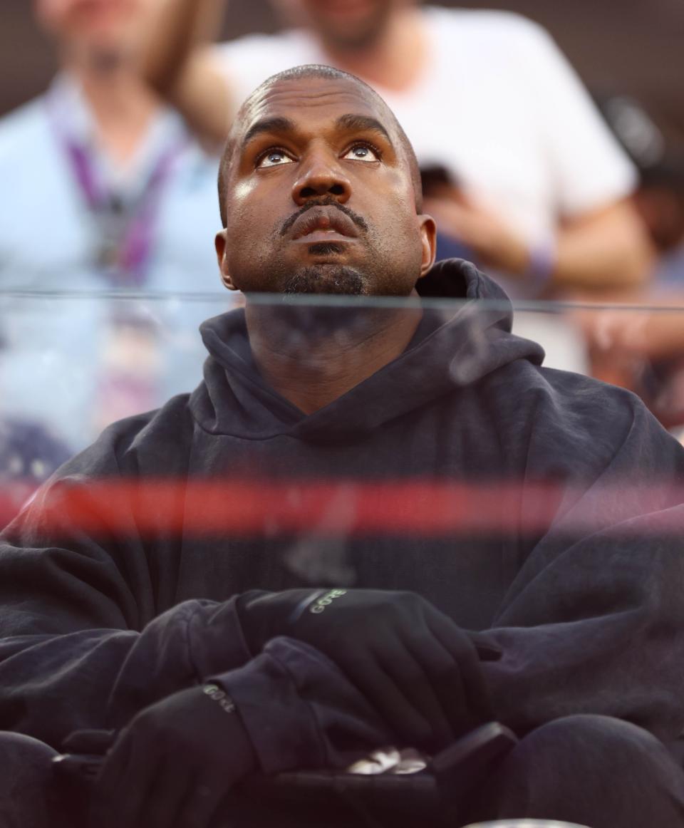 Ye, formerly known as Kanye West, was in attendance during Super Bowl LVI at SoFi Stadium. Adidas has ended its partnership with Ye following public antisemitic comments by the acclaimed recording artist.
