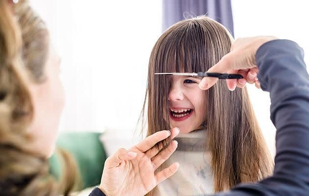 How would you feel if your mother-in-law cut your child's hair without permission? Photo: Getty