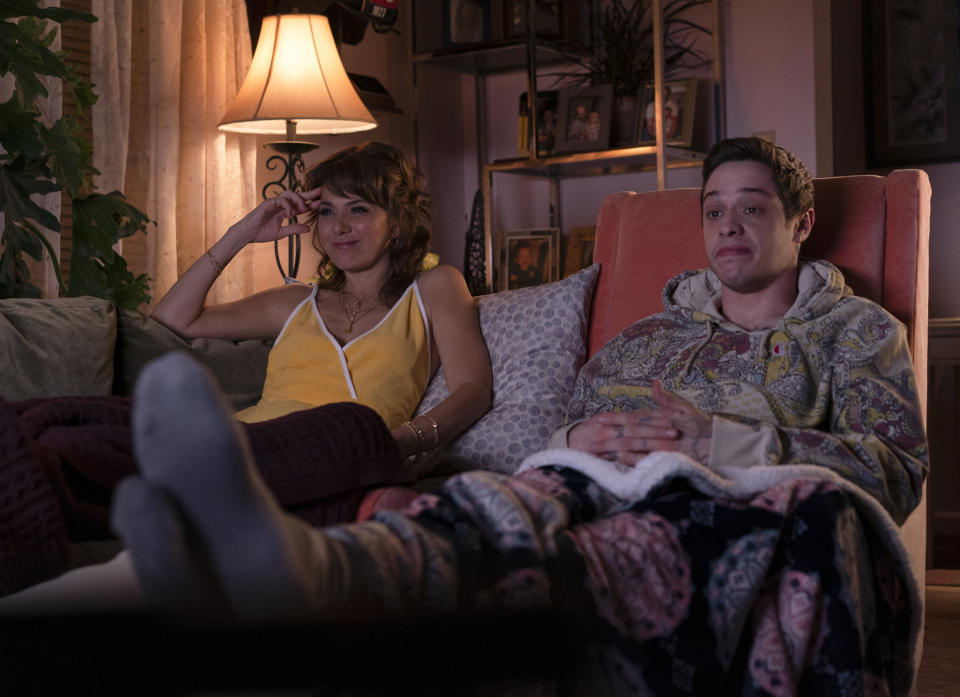 Marisa Tomei and Pete Davidson in "The King of Staten Island." (Photo: Universal Pictures)