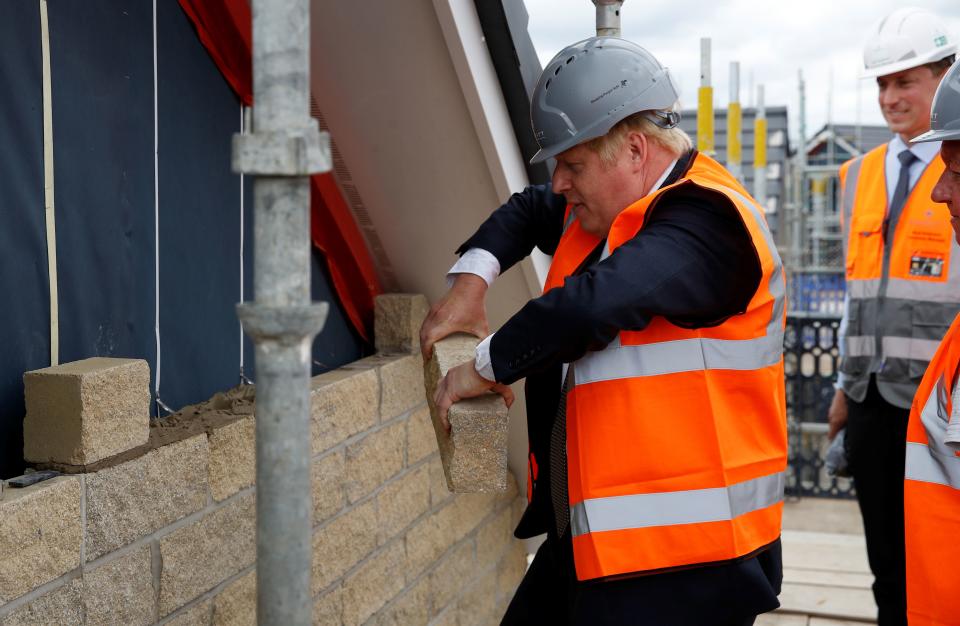 BRITAIN-POLITICS-CONSTRUCTION-HOUSING