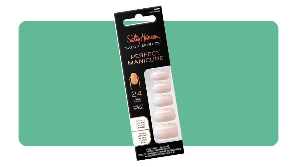 Get a salon-worthy manicure with the Sally Hansen Salon Effects Perfect Manicure Press-Ons.