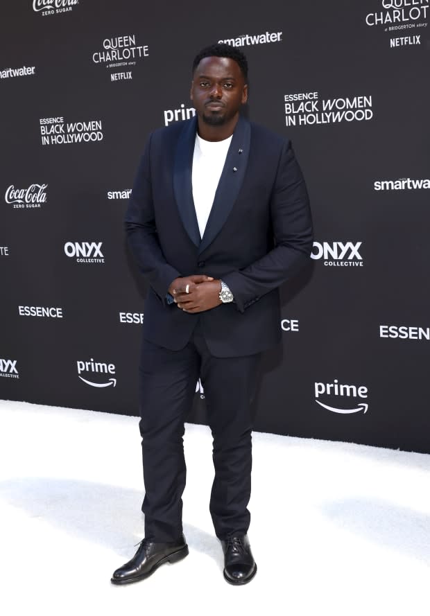 LOS ANGELES, CALIFORNIA - MARCH 09: Daniel Kaluuya attends Essence 16th Annual Black Women in Hollywood Awards at Fairmont Century Plaza on March 09, 2023 in Los Angeles, California. (Photo by Tommaso Boddi/FilmMagic)<p><a href="https://www.gettyimages.com/detail/1472366161" rel="nofollow noopener" target="_blank" data-ylk="slk:Tommaso Boddi/Getty Images;elm:context_link;itc:0;sec:content-canvas" class="link ">Tommaso Boddi/Getty Images</a></p>