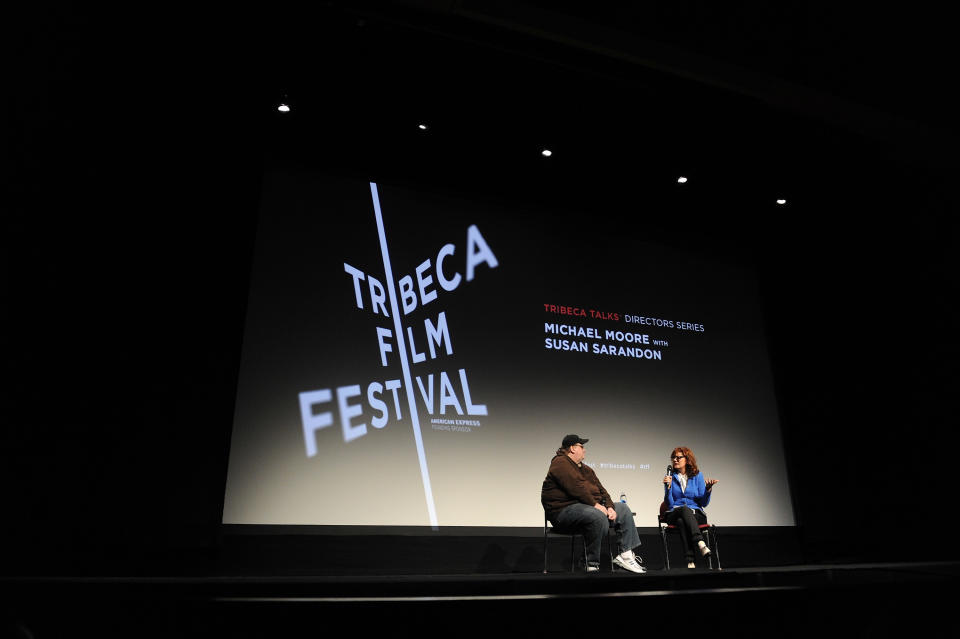 Tribeca Talks Directors Series: Michael Moore With Susan Sarandon - 2012 Tribeca Film Festival