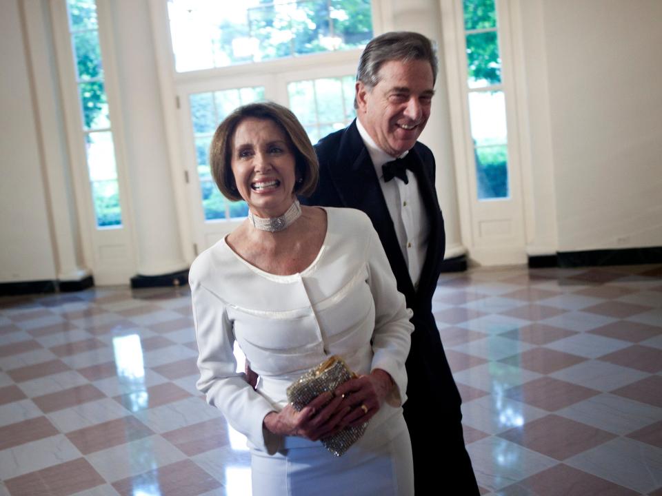 Nancy and Paul Pelosi at the White House