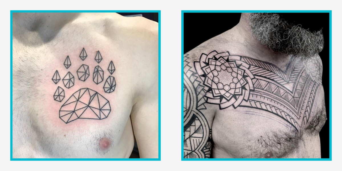 Minimal Chest Tattoo  Chest tattoo men, Tattoo designs men, Small chest  tattoos