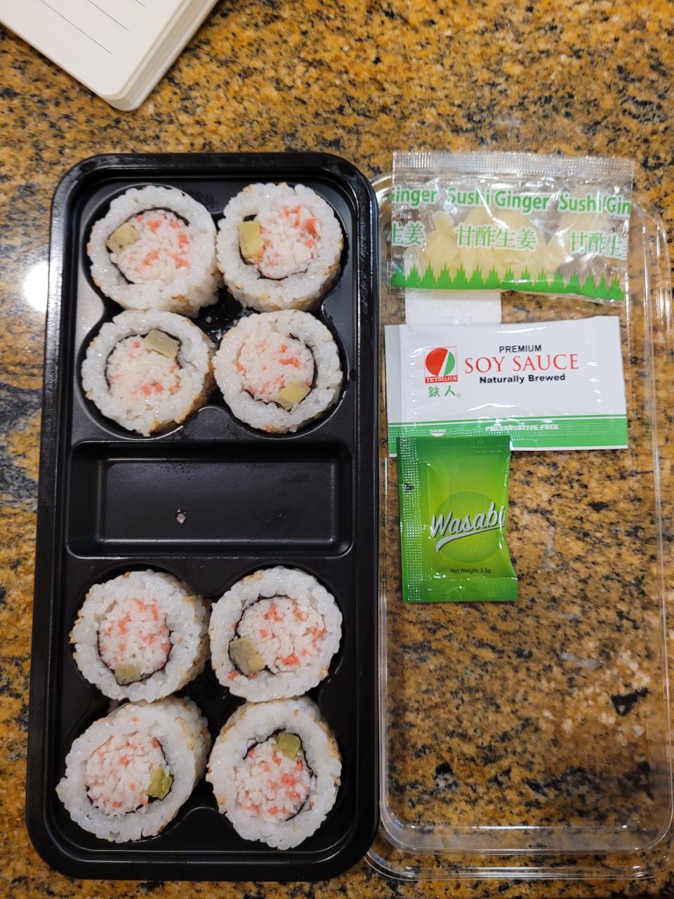 Kwik Trip sells sushi, such as this California Roll, in its prepared food section.