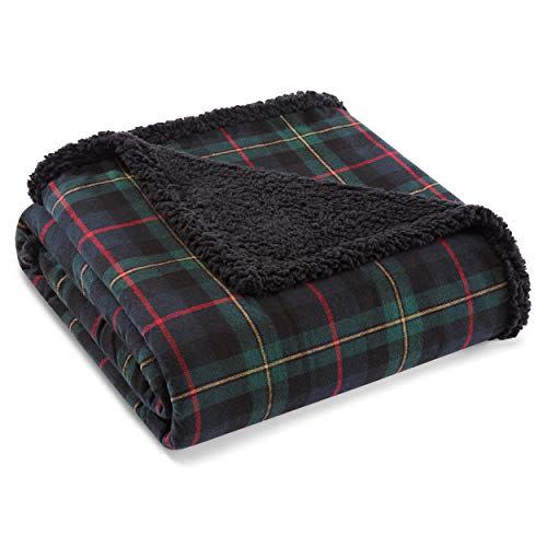 6) Sherpa Fleece Throw